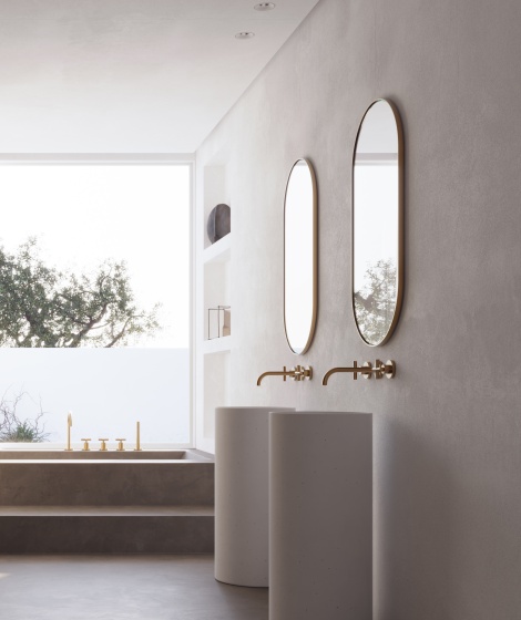 Inbouw wastafelkranen