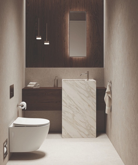 Surface-mounted fountain taps