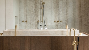 Thuis-spa in de badkamer